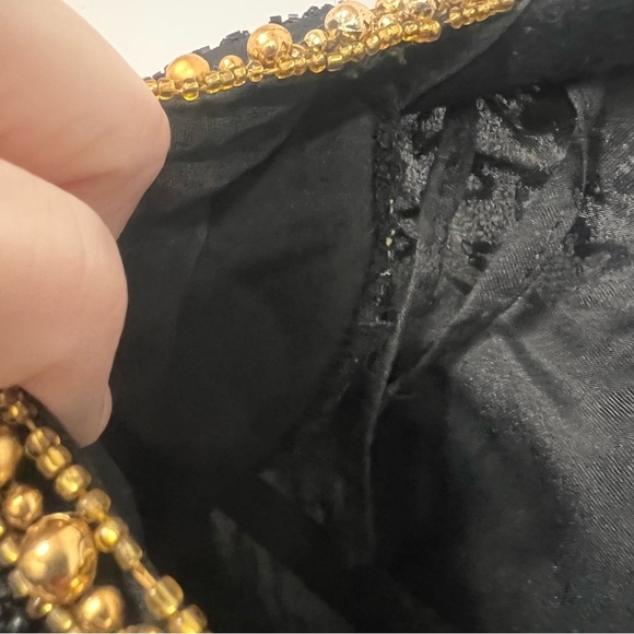 Stenay Stunning 1980s Vintage Beaded 100% Silk Top with Back Zipper size PL - Picture 7 of 13